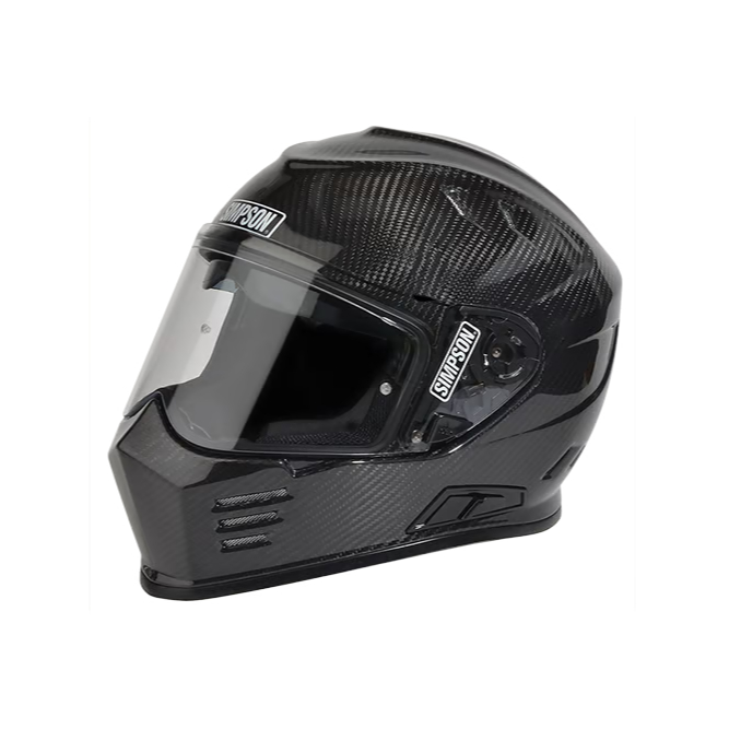 หมวกกันน็อค Simpson Motorcycle Ghost Bandit Helmet - Carbon Fiber Size L