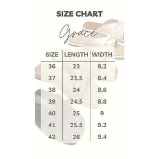 *เฉพาะ Shopee* I’mm Shoes รุ่น Grace รองเท้าแตะสวม ดีไซน์หน้าผูกโบว์มินิมอล