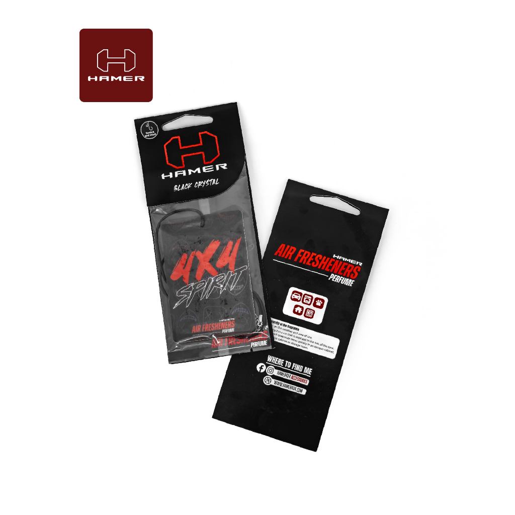 HAMER4x4 แผ่นน้ำหอมHAMER AIR FRESHENERS (ราคา/ชิ้น)