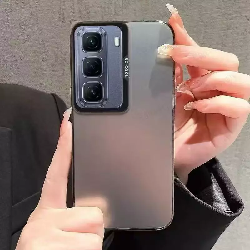 เคส IMD ขอบนิ่ม สีเงา สําหรับiNfinix Hot60Pro Plus Hot50 Hot50Pro Plus Smart10 Pop10