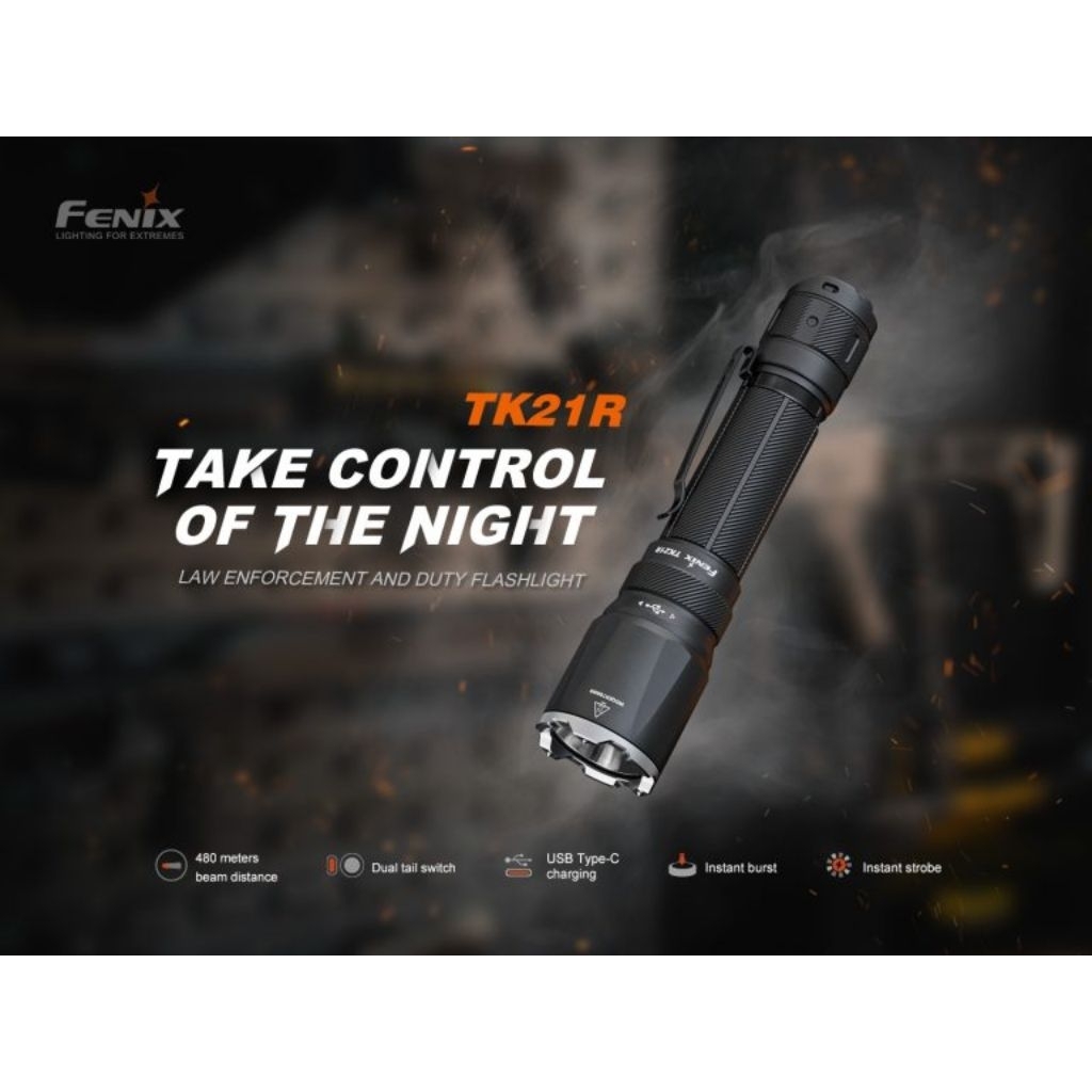 ไฟฉาย Fenix TK21R MILITARY AND DUTY FLASHLIGHT : สินค้ารับประกัน 3 ปี