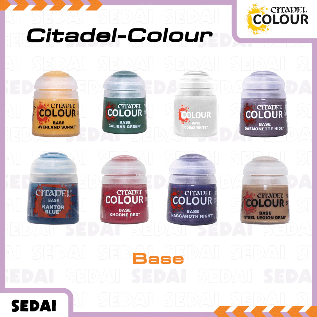 [ ส่งฟรี 🔥 ] Citadel - Color [ Base ] สีสำหรับทาโมเดล Warhammer สีโมเดล สีอะคริลิคสำหรับทาโมเดล