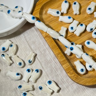 ลูกปัดเซรามิคคัดพิเศษรวมหลากรูปทรงและสีสัน ราคา/ชิ้น DIY