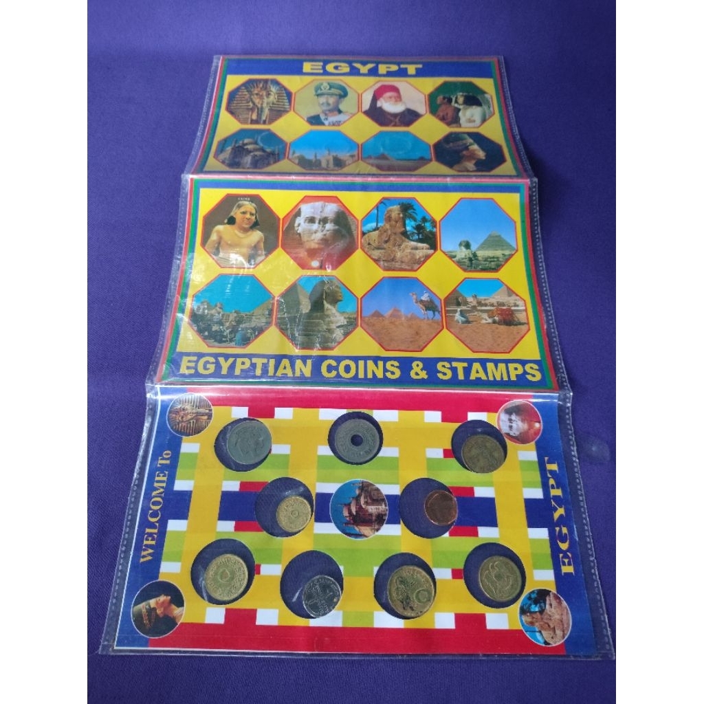 Egyptian Coins & Stamps