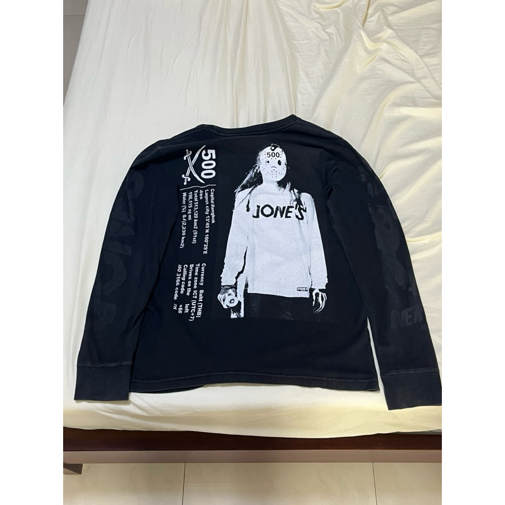 เสื้อแขนยาวสีดำ Jone500