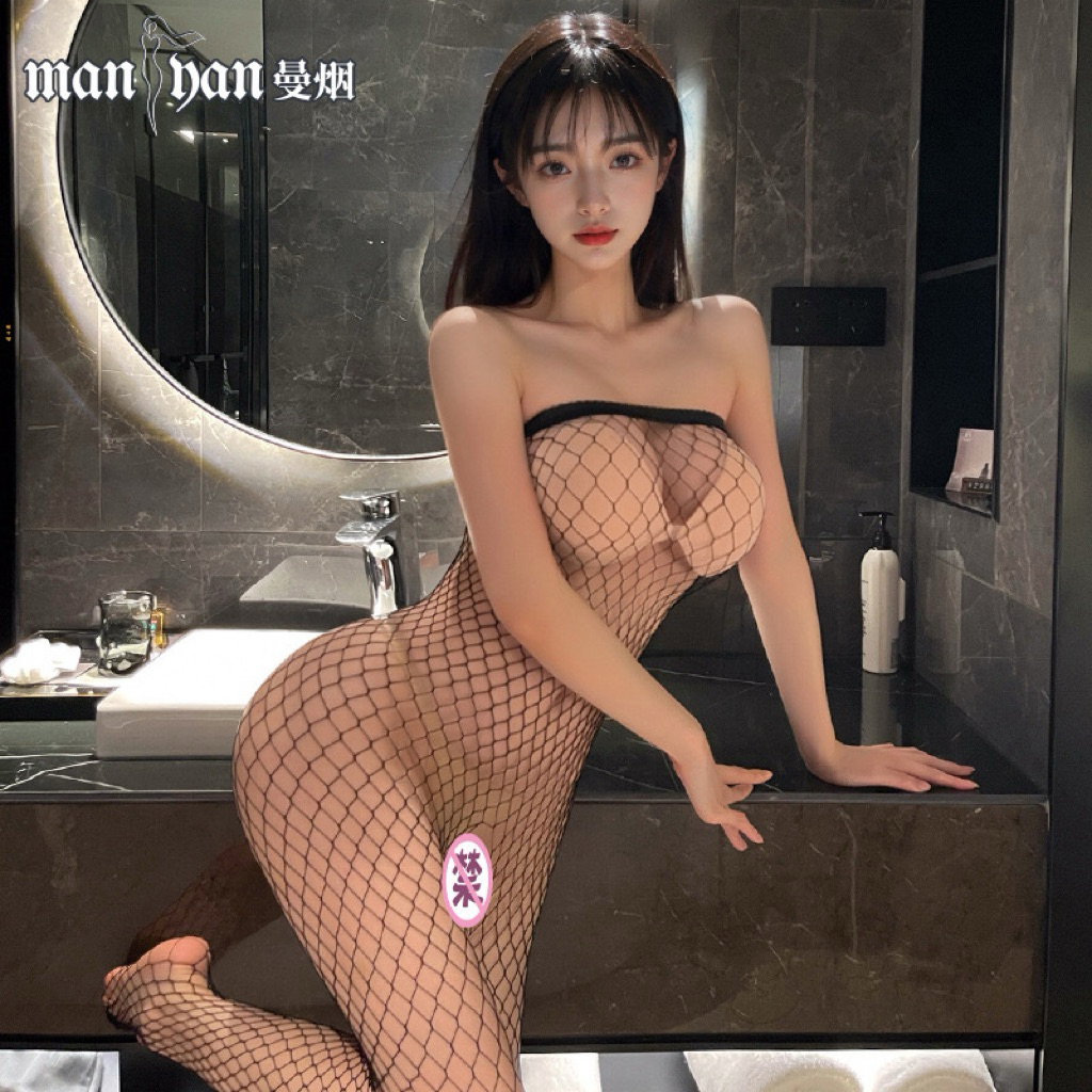 ชุดตาข่ายรัดรูป ชุดนอนเซ็กซี่ TT244 (F) เกาะอก 🎗️เกรดพรีเมี่ยมแท้ ชุดนอนไม่ได้นอน - รูปที่ 2