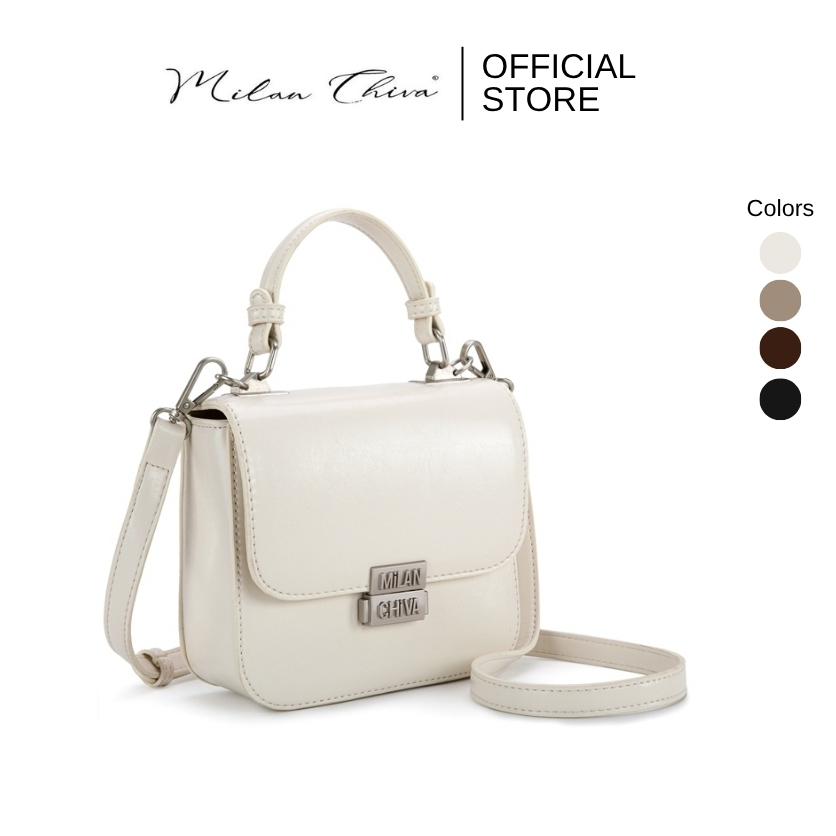 Milan Chiva Crossbody Bag กระเป๋าสะพายข้างผู้หญิง กระเป๋าผู้หญิง หนังPUเกรดพรีเมี่ยม (MC-432)