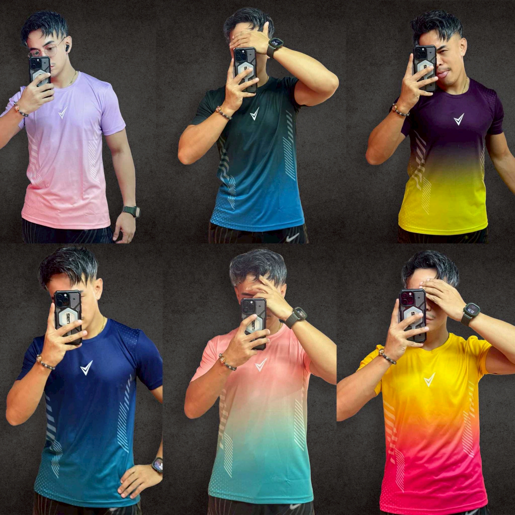 VICTORY VR01 เสื้อวิ่ง เสื้อยืดคอกลม เสื้อออกกำลังกาย ฟิตเนส เบาสบาย