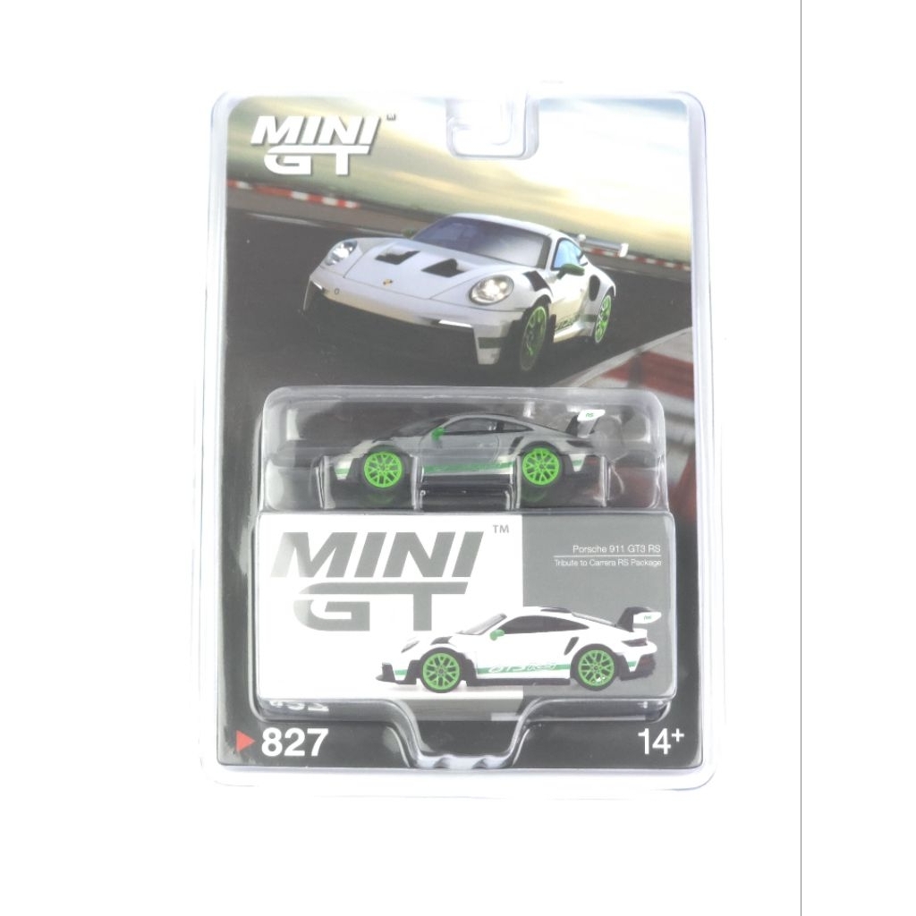 "Chase Car" 1/64 Mini GT No.827 Porsche 911 (992) GT3 RS Tribute to Carrera RS Package