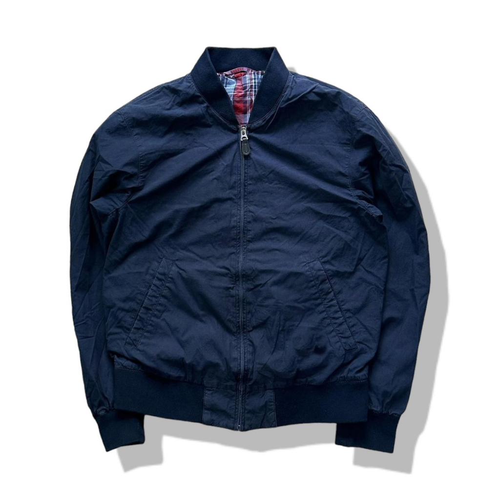 Uniqlo Navy Blues Bomber Jacket มือสอง รอบอก 41”