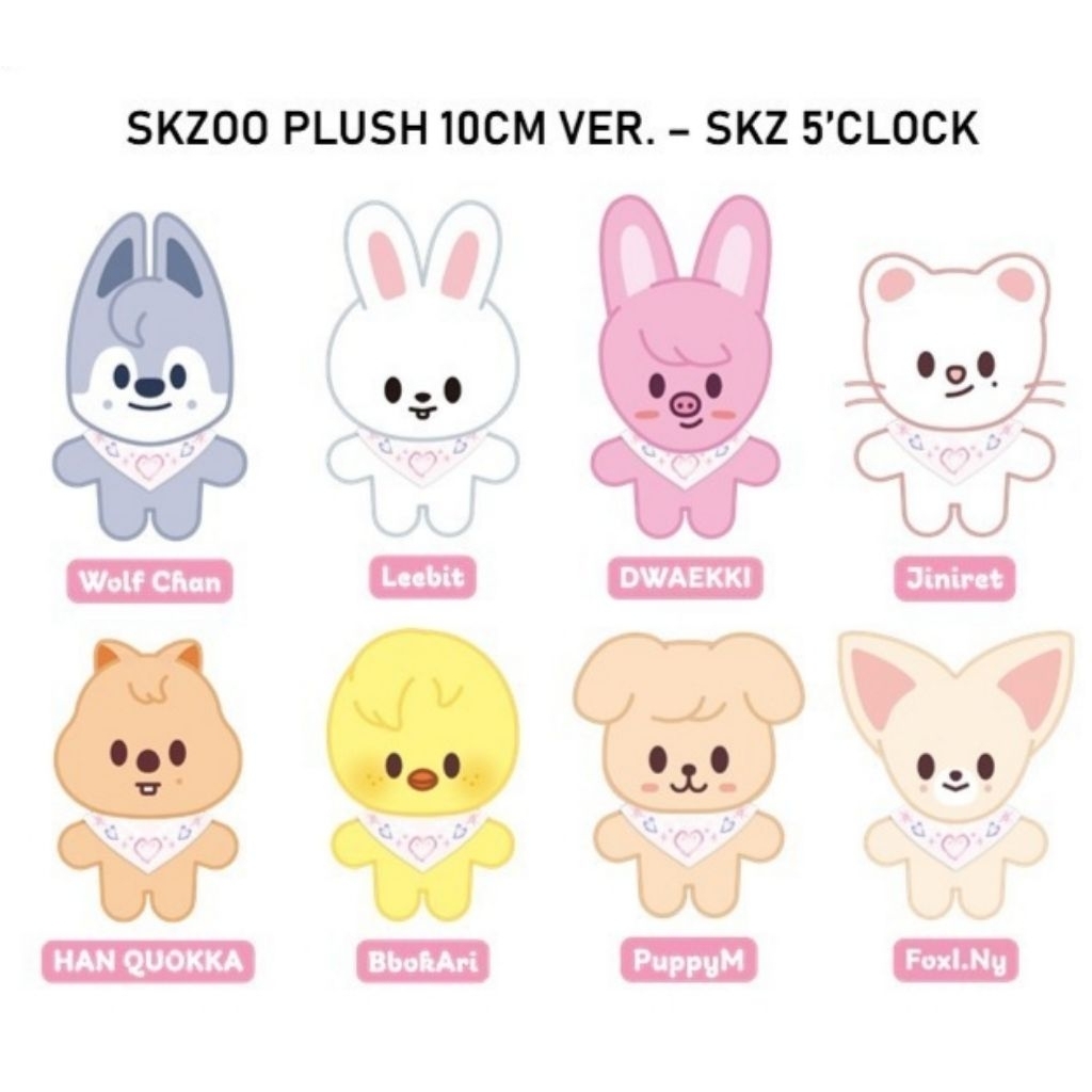 SKZOO 10 cm stray kids 5th fanmeeting ของแท้100%