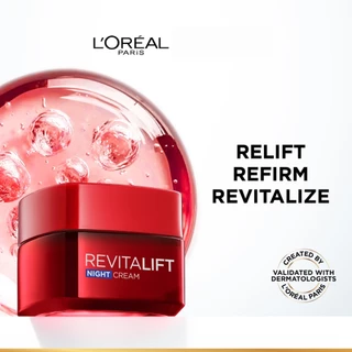 LOREAL - Revitalift Night Cream (50 ml.) ครีมบำรุงผิวหน้า