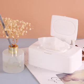 กล่องทิชชู่เปียก กล่องใส่กระดาษทิชชู่ Tissue Box แบบมินิมอล มีฝาปิด ป้องกันฝุ่น หยิบใช้งานสะดวก สำหรับทิชชู่ห่อเล็ก