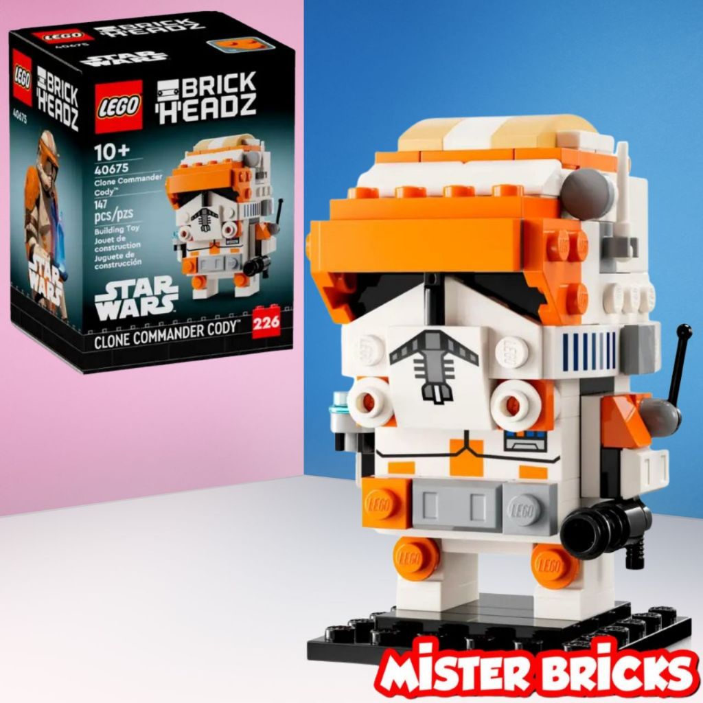 LEGO® BrickHeadz™ Star Wars™ Clone Commander Cody (40675) – A Nostalgic Collector’s Piece