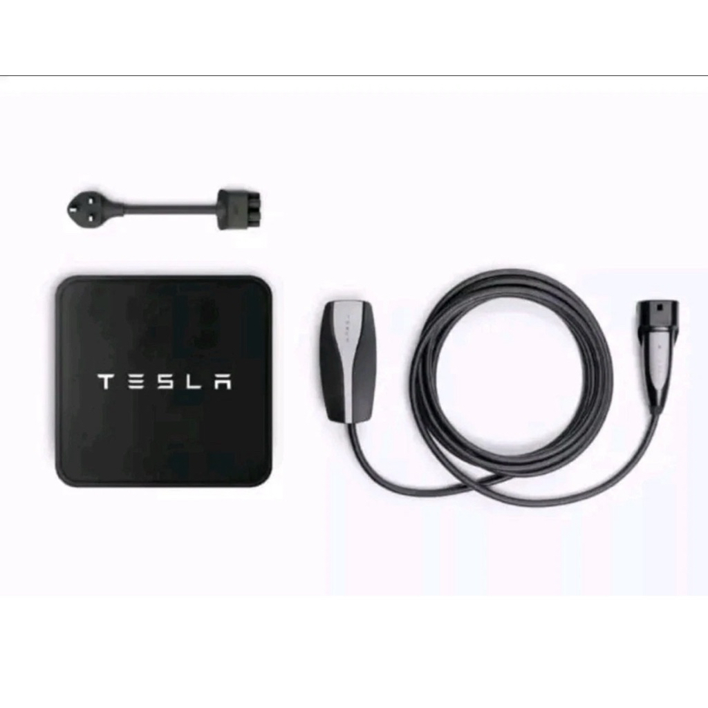 Genuine Tesla charger เทสล่า ชาร์จเจอร์ (Fits 3/Y/S/X) Mobile Connector UK 3-Pin Charging Kit-UMC II