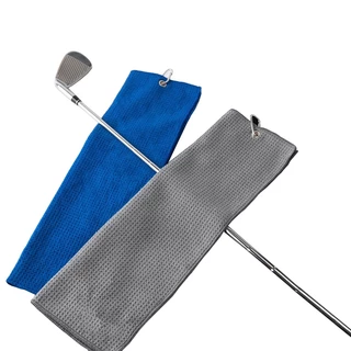 ผ้าเช็ดกอล์ฟ ผ้าคอตตอนวาฟเฟิลพร้อมตะขอ ผ้าไมโครไฟเบอร์ Multipurpose cleaning cloth