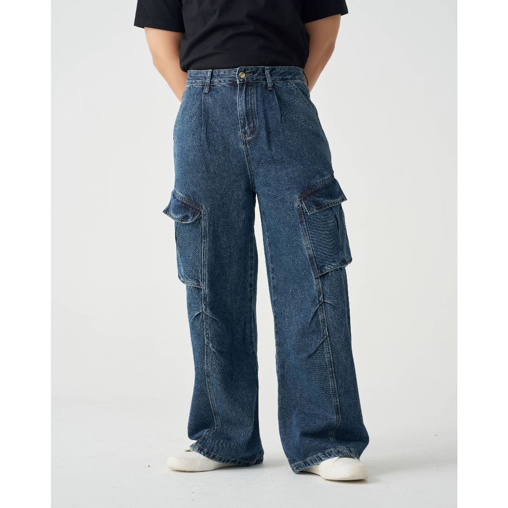 Niyom Jeans collection The Forest :  รุ่น  BCG004.2 กางเกงยีนส์ผู้หญิง ทรงกระบอกคาโก้