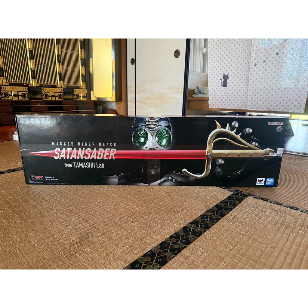 แท้/สภาพมือ1 Tamashii Lab Bandai Satan Saber Kamen Rider Black Shadow Moon