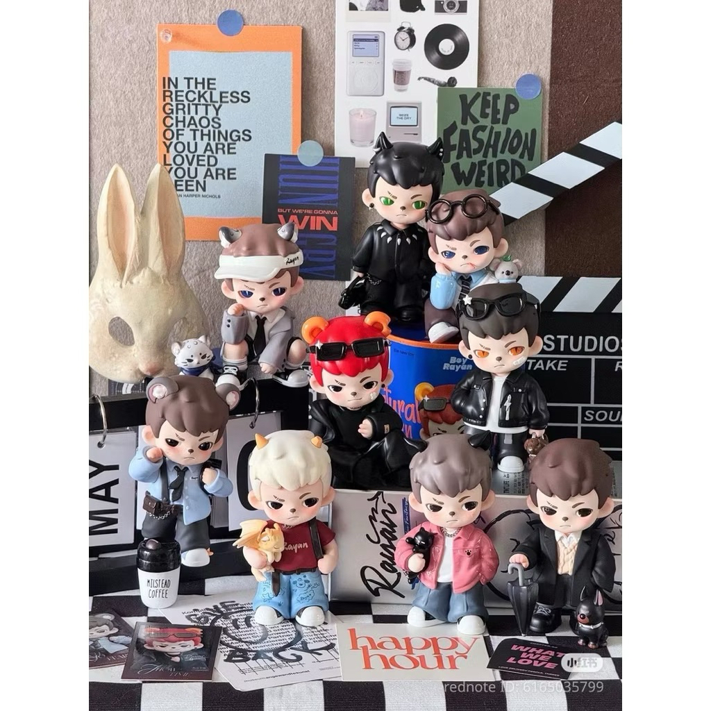 พร้อมส่ง🩶🖤Rayan Natural Born Player Series Blind Box TNTSPACE rayan v4