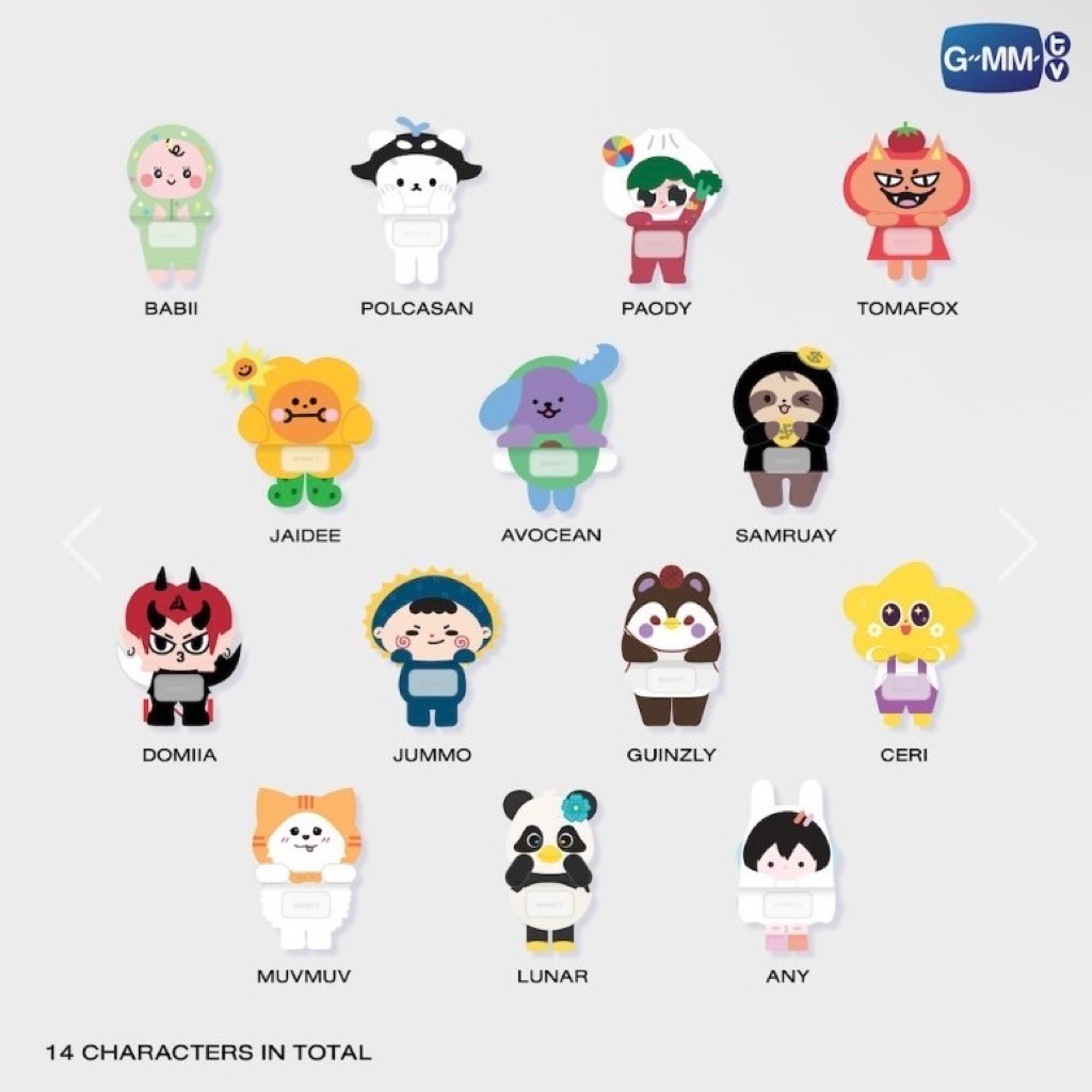 FANDOM CHARACTER PHONE GRIPPYS กล่องจุ่ม gmmtv - รูปที่ 4