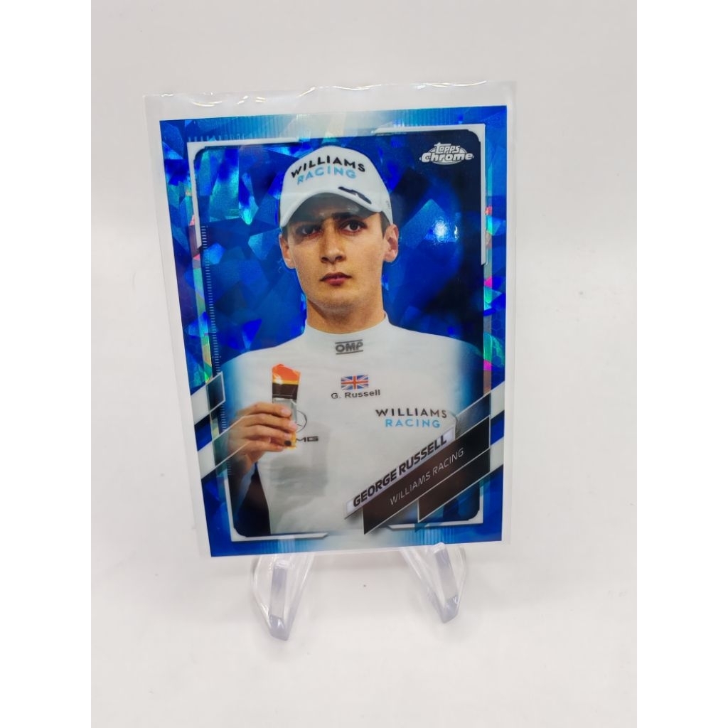 การ์ด f1 topps chrome 2021 george russell