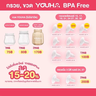 (ราคาต่อชิ้น) อะไหล่ปั้มนม กรวย ขวด Youha Plus 8804