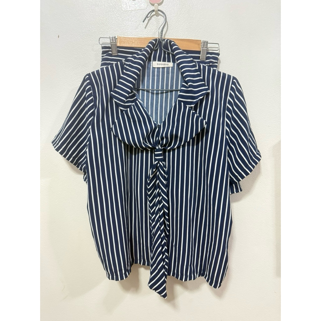 เซตกระโปรงงานป้ายsugarioฟรีไซด์มือสอง ไม่มีตำหนิ