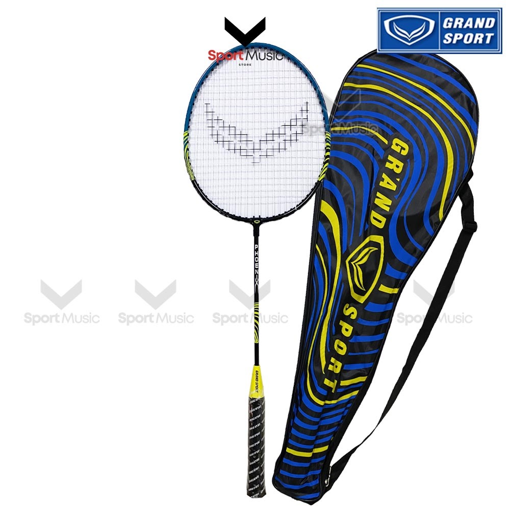 GRAND SPORT ไม้แบดมินตัน รุ่น 372204 - กระเป๋าใส่สีดำลาย