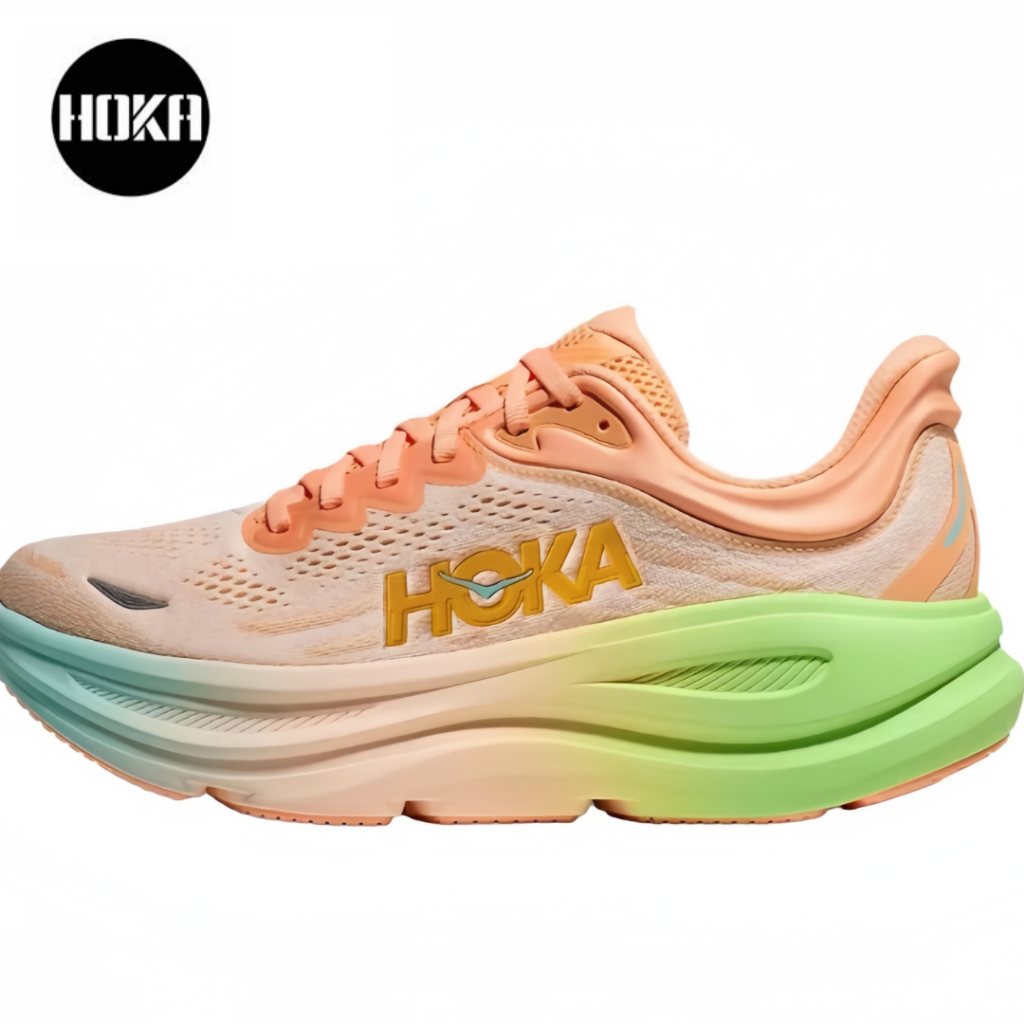 HOKA ONE ONE Bondi 9 ของแท้ 100 % สีชมพู