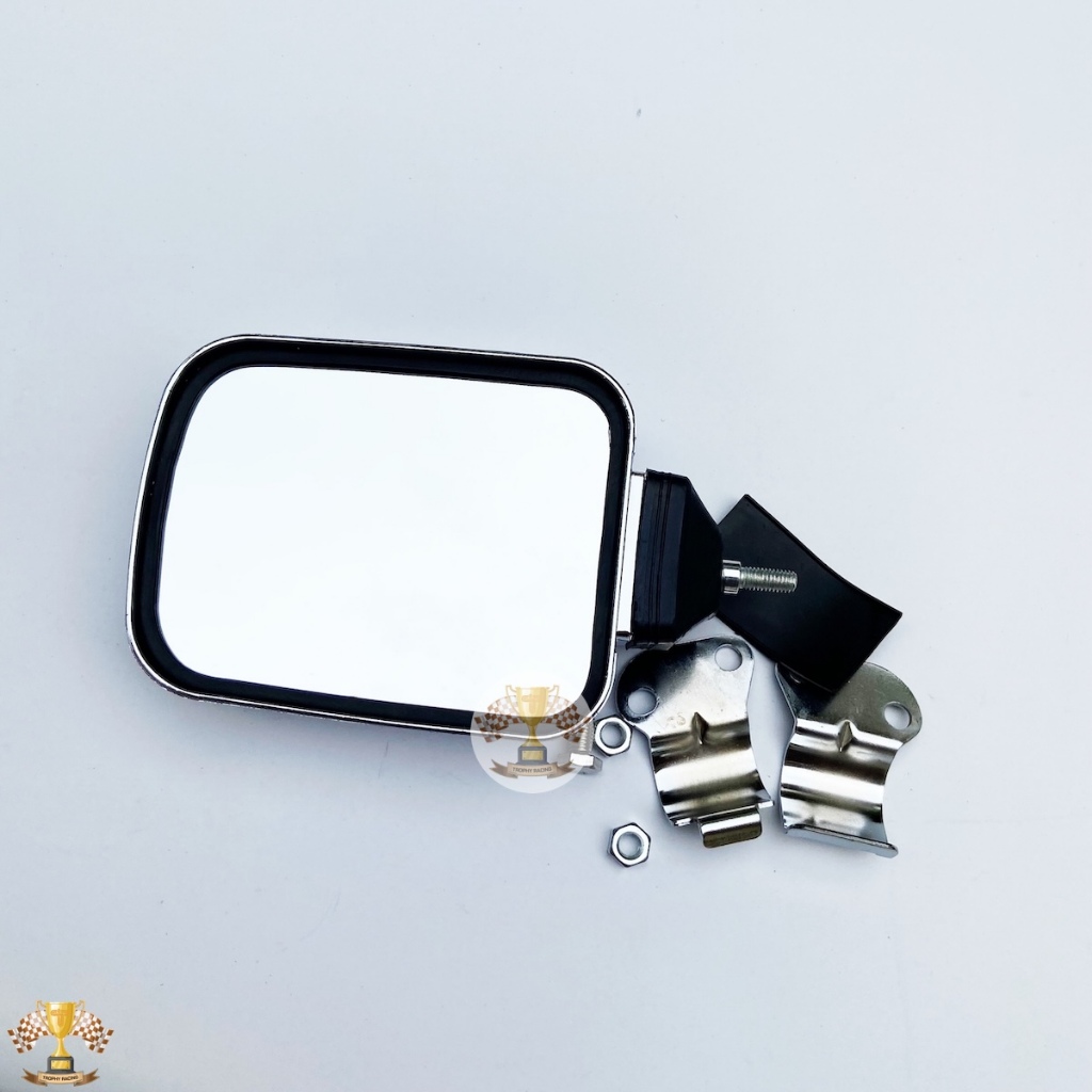 กระจกนาซ่า ชุบโครมเมี่ยม ชุบเงา พร้อมขาจับติดตั้ง กระจกนาซ่าราคาถูก NAZA กระจกแต่งรถบรรทุก หกล้อ สิบ