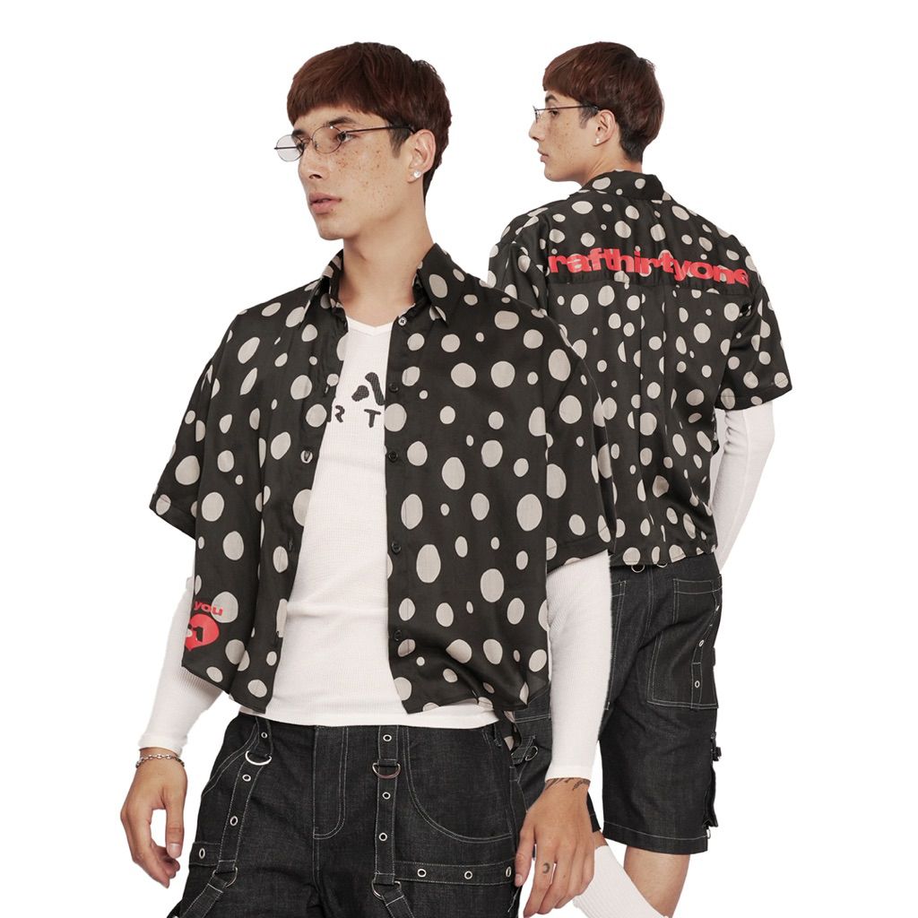 raf31 - DALMA BOXY DOT SHIRT