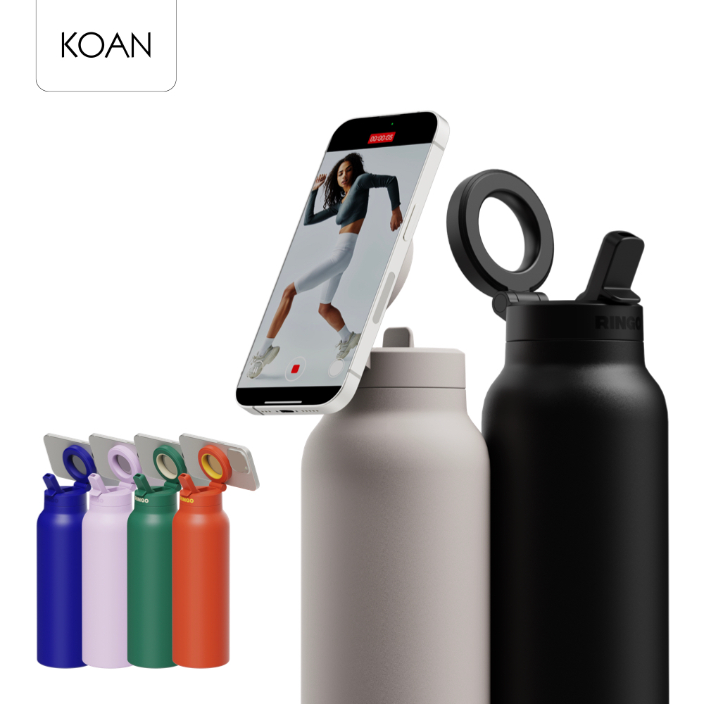 ขวดน้ำ Ringo Pro Bottle with Magnetic Phone Mount Lid 710ml