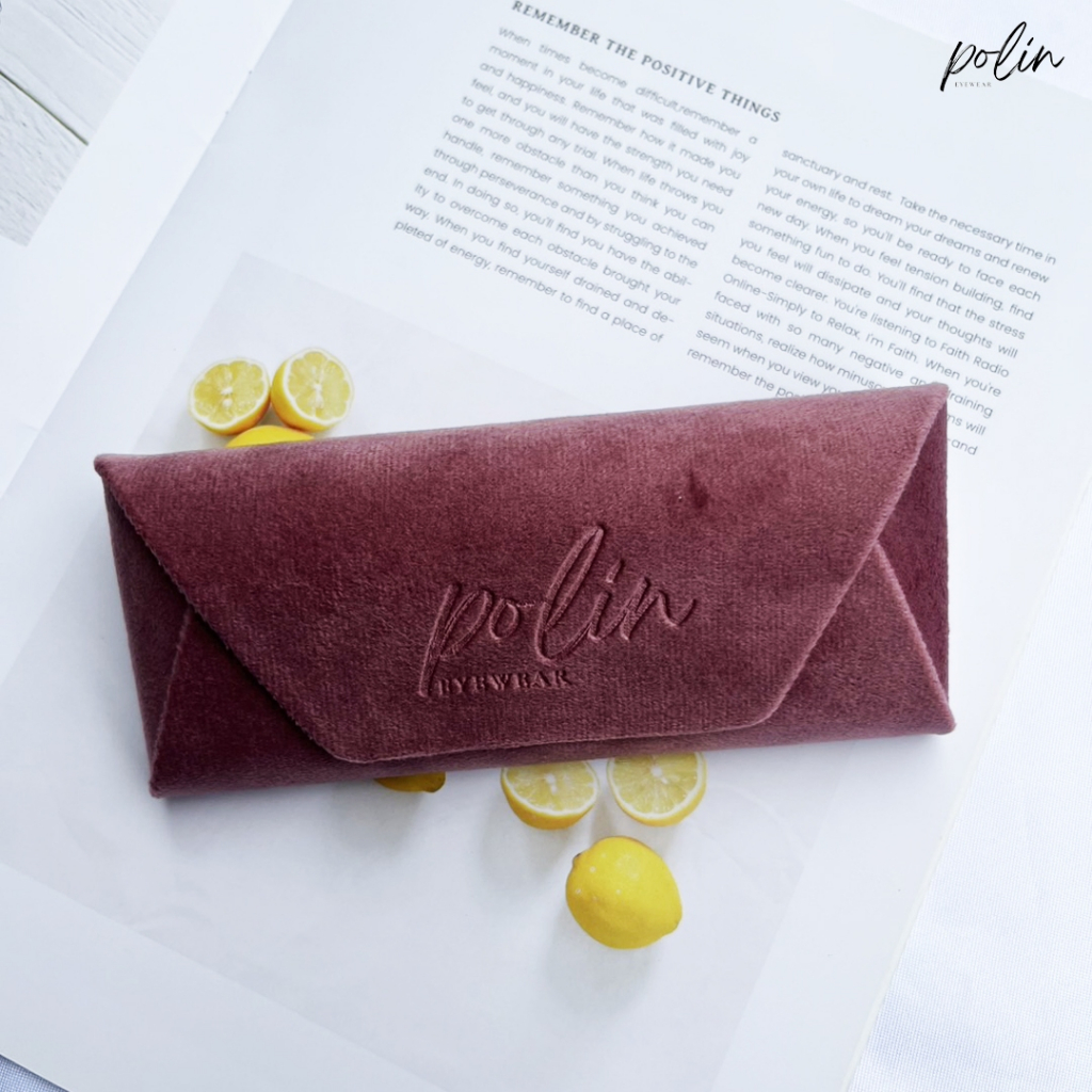 กล่องแว่นโปรลิน กล่องแว่นออร่า กล่องใส่แว่น กล่องกำมะหยี่