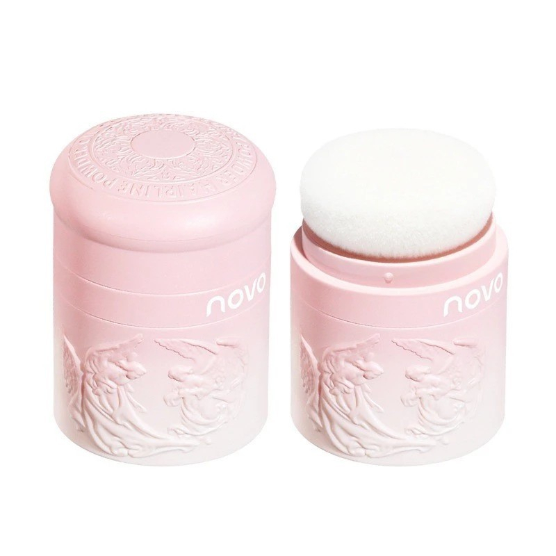 พร้อมส่งค่ะ ปิดเหม่ง Novo แป้งฝุ่นควบคุมความมันผมธรรมชาติติดทนนาน No.6298