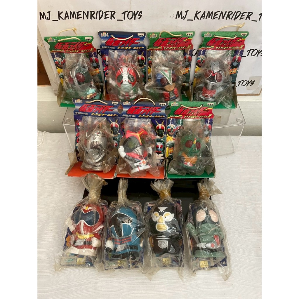 [Bandai 1998-1999] Vintage Kamen Rider Keychain : พวงกุญแจวินเทจ มือ 1