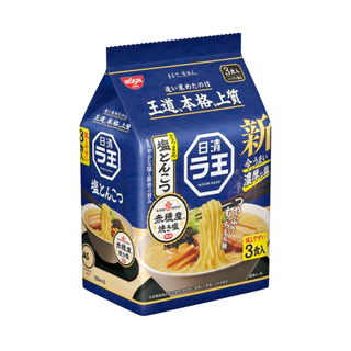 Nissin Rao ramen 3 Pack นิสชินราโอราเมงเส้นเหนียวนุ่มหอมน้ำซุปเหมือนได้นั่งทานที่ร้านบรรจุ3ซอง