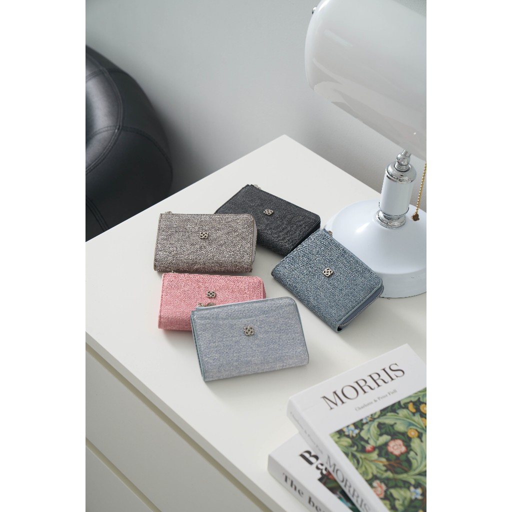 PEROTA Passion Denim Card Holder มาพร้อมกล่อง