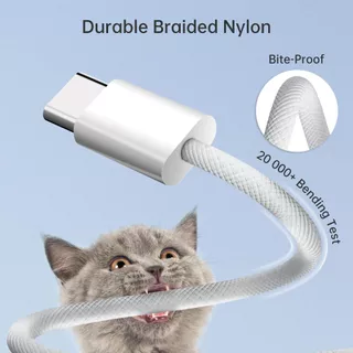 GenesVilla สายชาร์จเร็ว USB-C to Li Cable (1M/1.5M/2M) ชาร์จเร็ว PD 60W