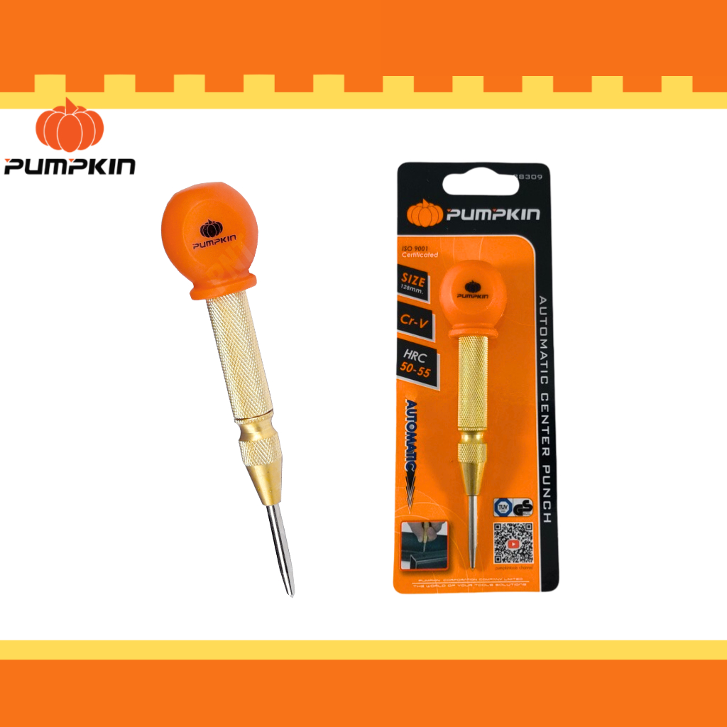 PUMPKIN เหล็กนำศูนย์ออโต้ เหล็กมาร์ค เหล็กนำศูนย์ : เหล็กตอกนําศูนย์ เหล็กส่ง เหล็กมาร์คออโต้ เหล็กตอกนําศูนย์ออโต้