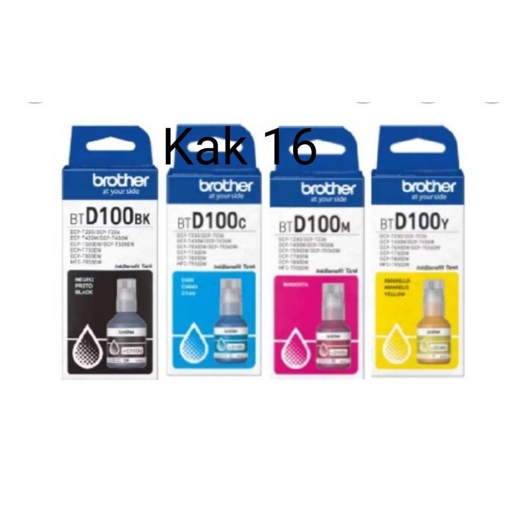 หมึกบราเทอร์ รหัสหมึก  D100
