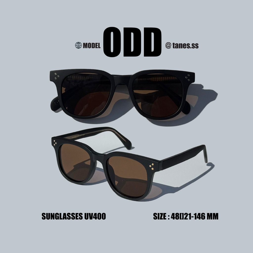 TANES.SS | ODD [SUNGLASSES UV 400] ดีไซน์สุดวินเทจเลนส์กันแดด UV400 กรอบแข็งแรงทนทาน พร้อมทุกสถานการณ์ กันแดดแรงๆ - รูปที่ 4