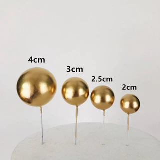 บอลปักเค้ก ชุด10ลูก (สีทอง เงิน ฟ้า ขาว ชมพู ม่วง)