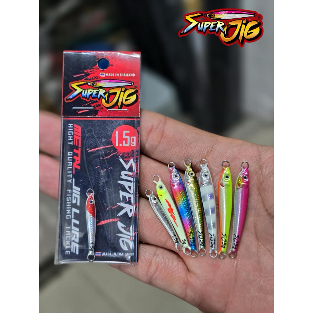 เหยื่อ Superjig 2025  น้ำหนัก 1.5-80 กรัม