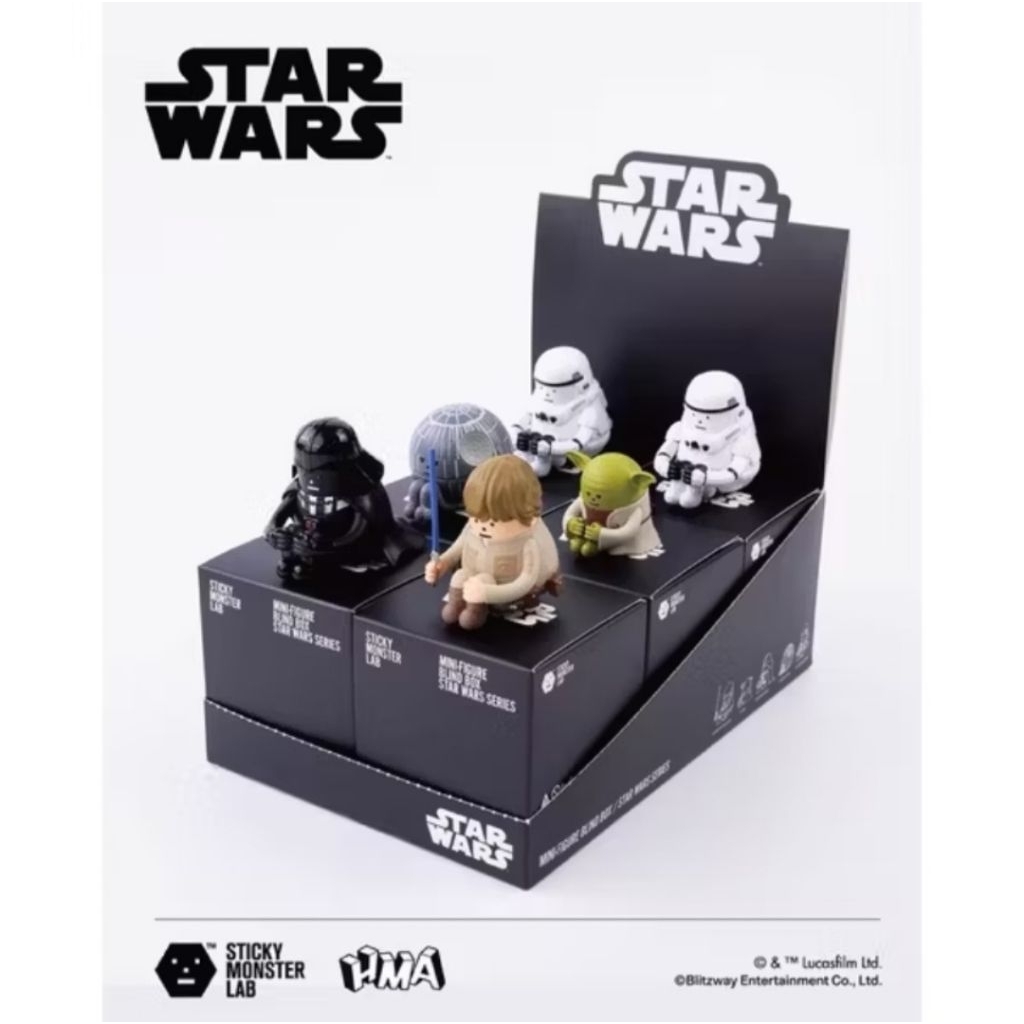 กล่องสุ่ม SML Star Wars Sticky Monster Lab สตาร์วอร์ส กล่องจุ่ม ของใหม่ ของแท้ Darth Vader Stormtrooper Blind Box
