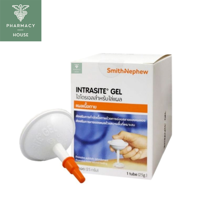 intrasite Gel Hydrogel Wound Dressing 25 g.  อินทราไซท์ เจล สำหรับใส่แผลกดทับ แผลเบาหวาน