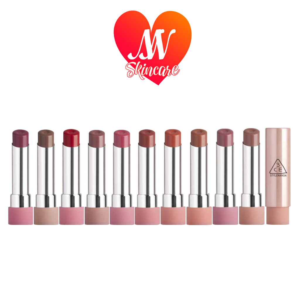 ถูก🔥แท้✔ส่งไวทันใจ🚚 3CE Glazy Lip Glow 3.2g ลิปคัลเลอร์บาล์ม ฉ่ำโกลว์