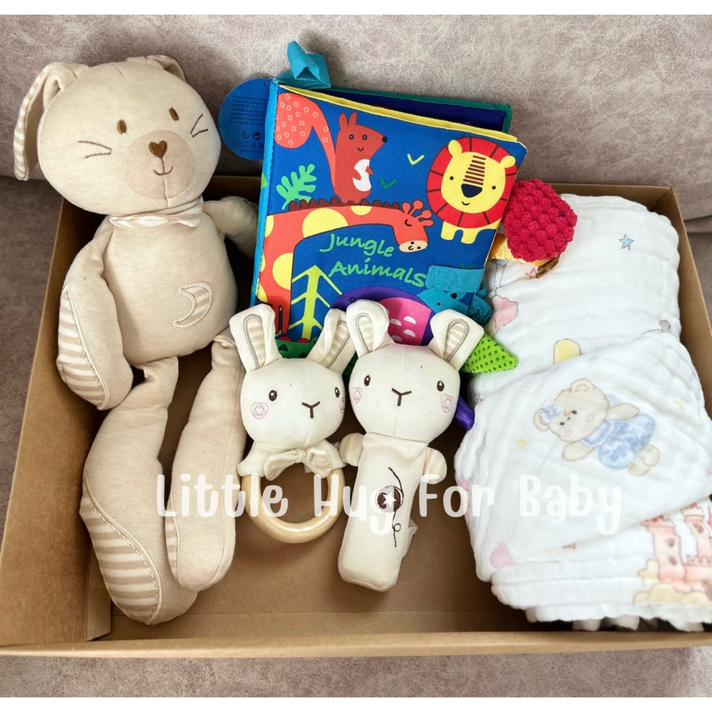 Little Hug For Baby -Gift set welcome to Newborn baby กล่องรับขวัญเด็กแรกเกิด