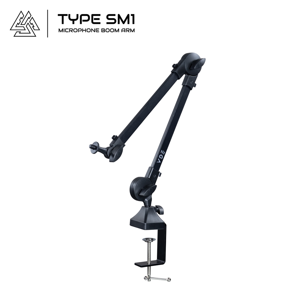 ขาตั้งไมค์ EGA SM1 Microphone Boom arm แบบหนีบโต๊ะหมุนได้360องศา ปรับระดับได้ตามต้องการ (ไม่มีไมโครโฟน)