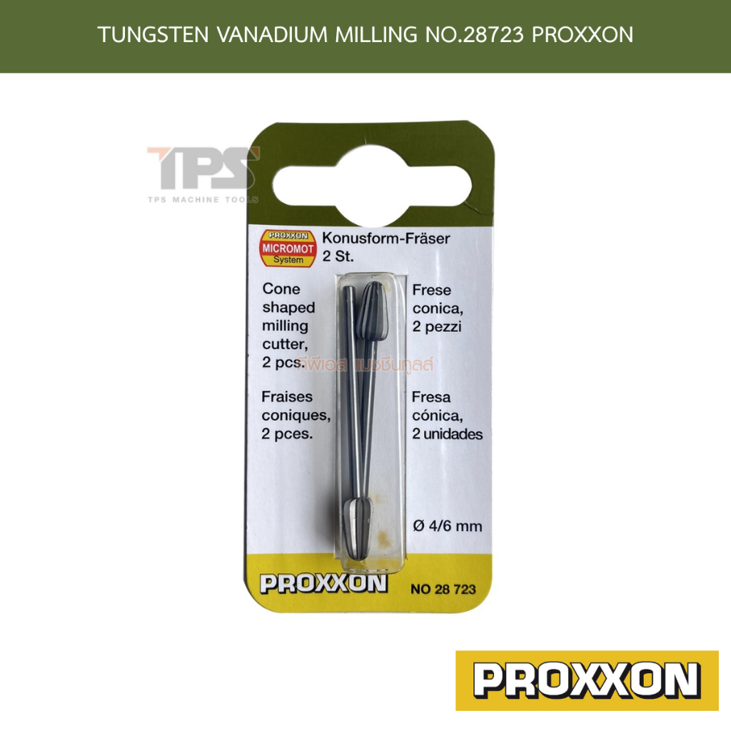 TUNGSTEN VANADIUM MILLING NO.28723 PROXXON