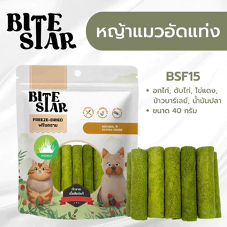 Bite Star Freeze Dried ขนมฟรีซดราย สัตว์เลี้ยง ขนาด 40 กรัม แมวและสุนัขทานได้ ชิ้นเนื้อแท้ ไม่เติมเกลือ